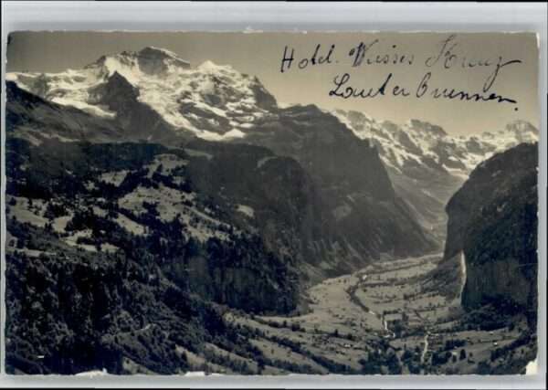 Lauterbrunnen BE Lauterbrunnen Jungfrau Grosshorn Breith