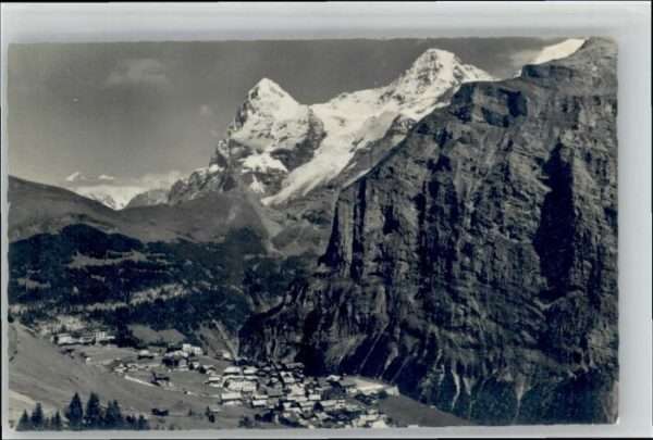Muerren BE Mürren Wetterhörner Eiger Mönch *