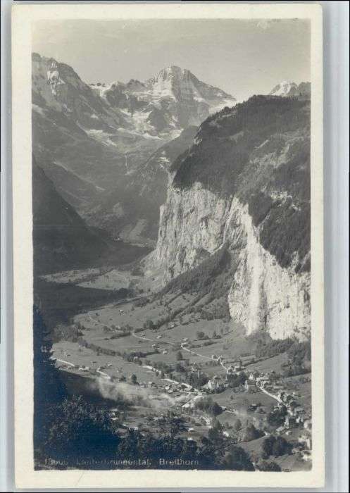 Lauterbrunnen BE Lauterbrunnen Breithorn