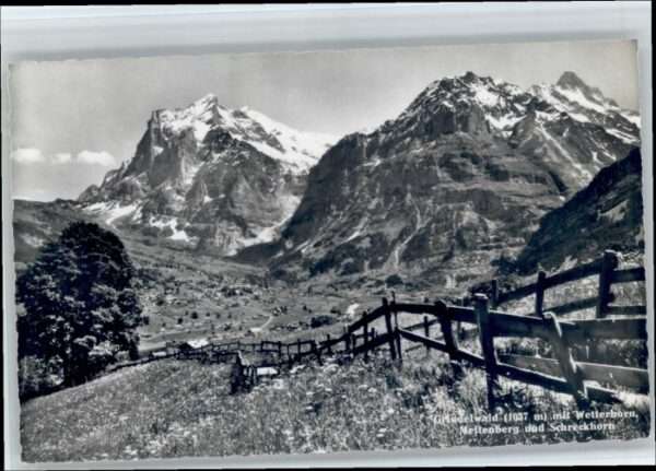 Grindelwald Wetterhorn Mettenberg Schreckhorn