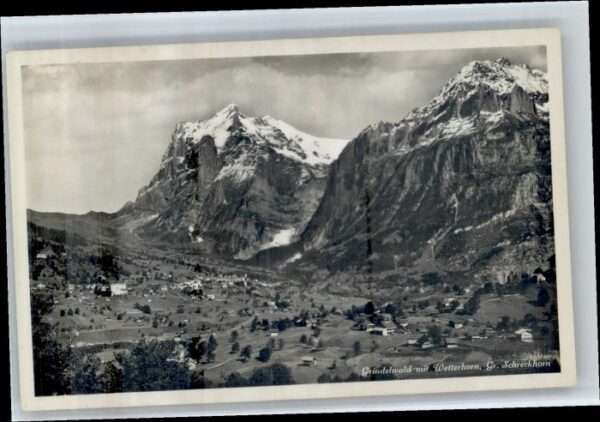 Grindelwald Wetterhorn Schreckhorn