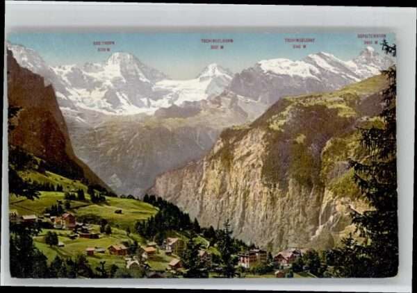 Wengen BE Wengen Breithorn Tschingelhorn