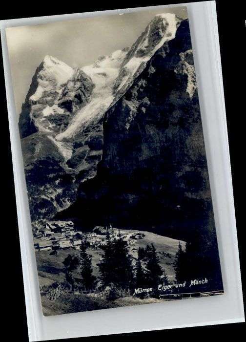 Muerren BE Mürren Eiger Mönch *