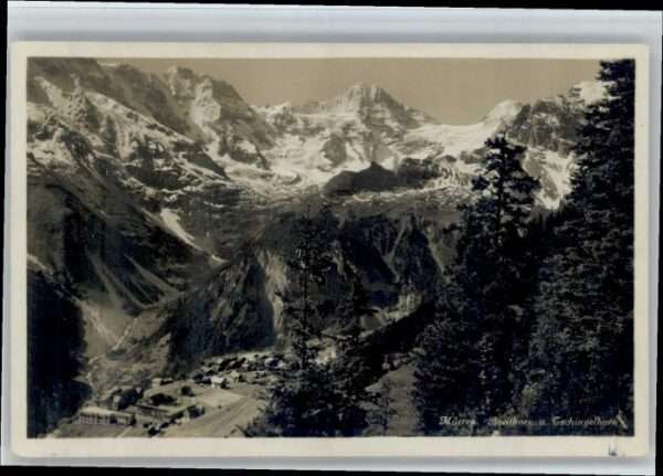 Muerren BE Mürren Breithorn Tschingelhorn