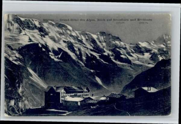 Muerren BE Mürren Grand Hotel des Alpes
