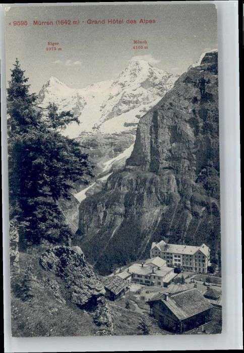 Muerren BE Mürren Grand Hotel des Alpes