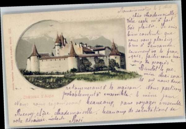 Aigle VD Aigle Schloss