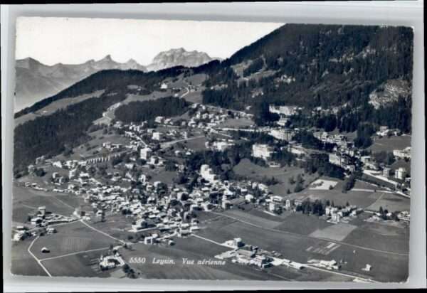 Leysin Fliegeraufnahme