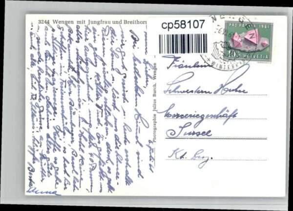 Wengen BE Wengen Jungfrau Breithorn – Bild 2