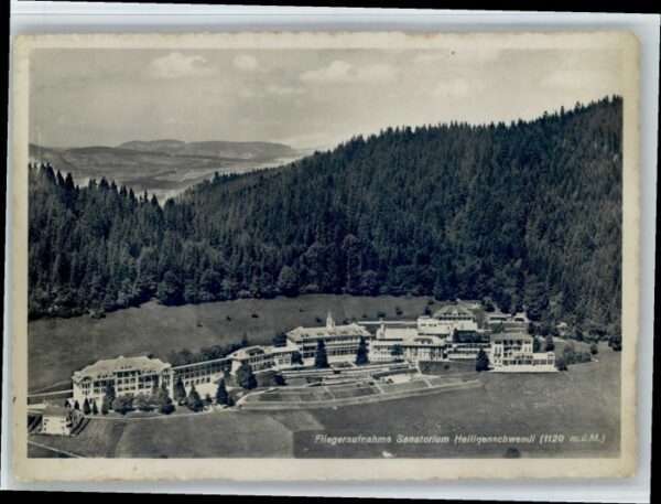Heiligenschwendi Fliegeraufnahme Sanatorium