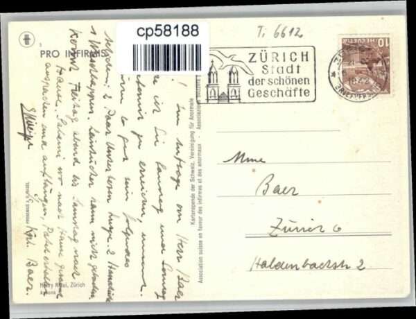 Zuerich Stempelabschlag] – Bild 2