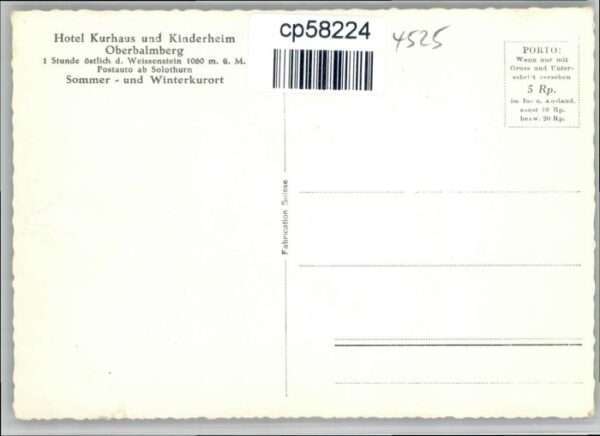 Oberbalmberg Hotel Kurhaus – Bild 2
