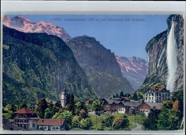 Lauterbrunnen BE Lauterbrunnen Staubbach Jungfrau