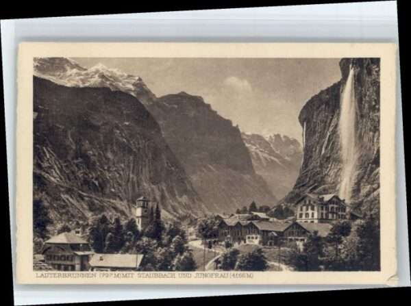 Lauterbrunnen BE Lauterbrunnen Staubbach Jungfrau