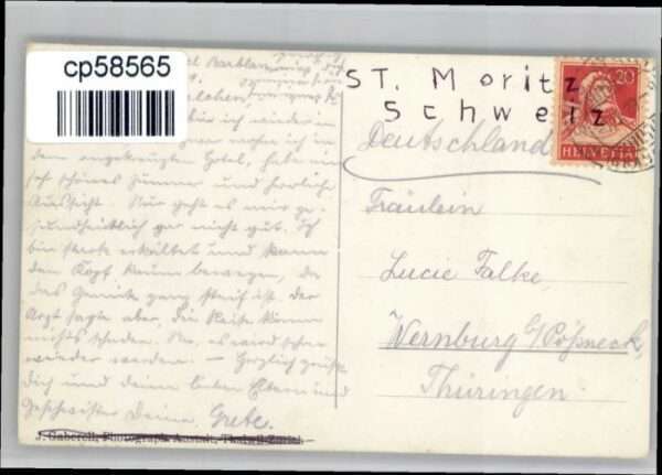 St Moritz GR St Moritz [Handschriftlich] – Bild 2