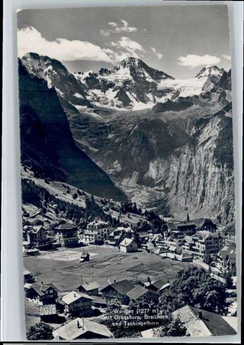 Wengen BE Wengen Grosshorn Breithorn Tschingelhor