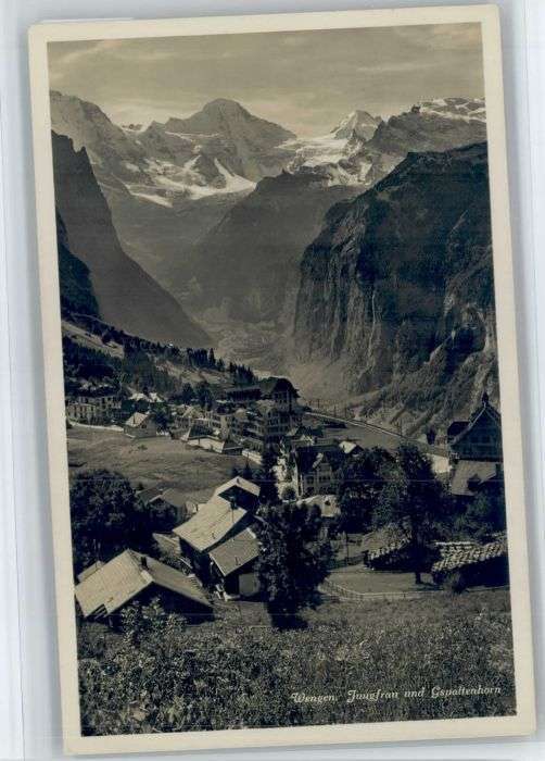 Wengen BE Wengen Jungfrau Gspaltenhorn