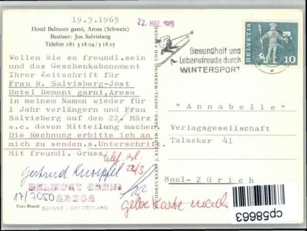 Arosa GR Arosa Hotel Belmont Garni – Bild 2