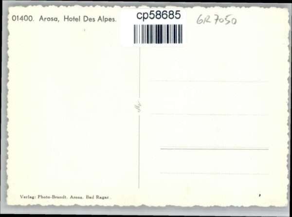 Arosa GR Arosa Hotel Des Alpes – Bild 2