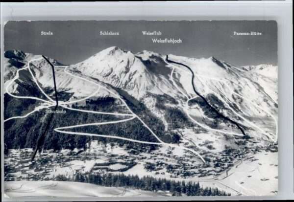 Davos GR Davos Strela Schiahorn Weissfluh