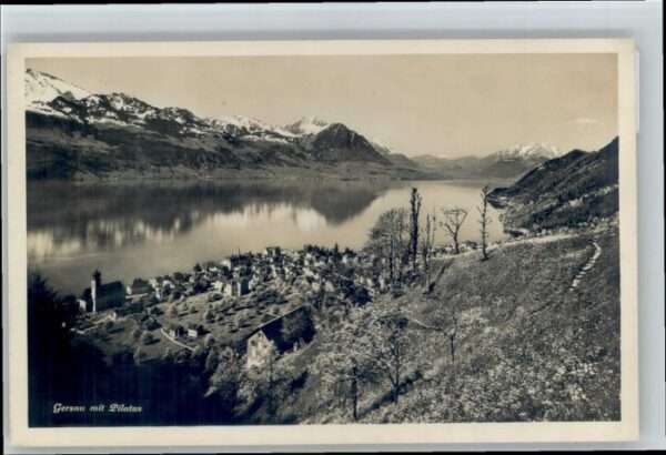 Gersau Vierwaldstaettersee Gersau Pilatus