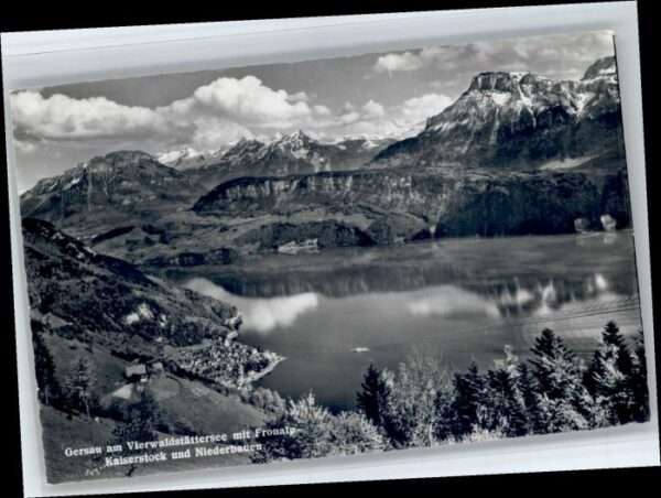 Gersau Vierwaldstaettersee Gersau Fronalp Kaiserstock Niederbauen