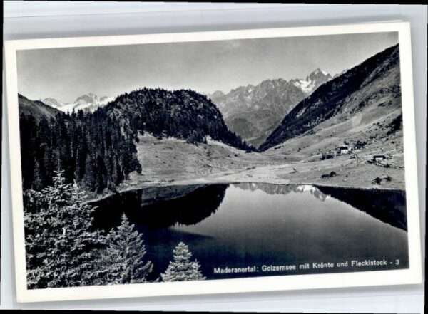 Amsteg Maderanertal Golzernsee Krönte Fleckist