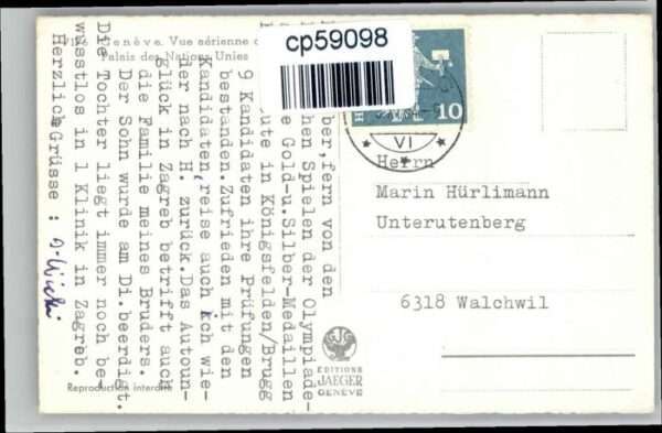 Genf GE Genf Palais des Nations Unies – Bild 2