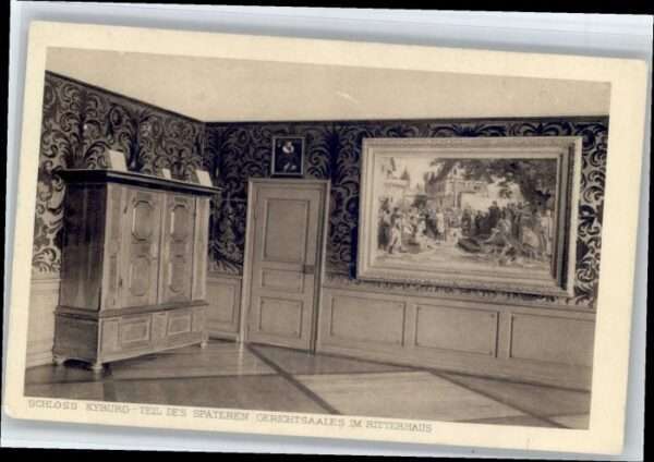 Kyburg Schloss Gerichtsaal im Ritterhaus