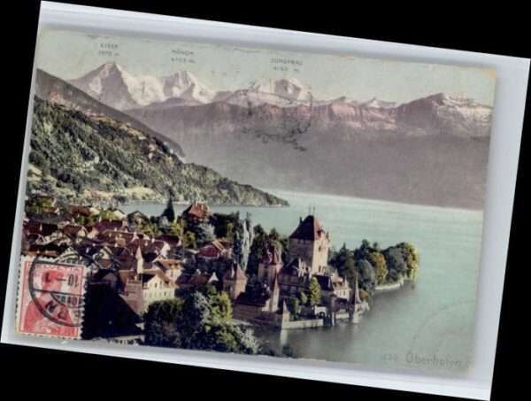 Oberhofen Thunersee Oberhofen Eiger Mönch Jungfrau