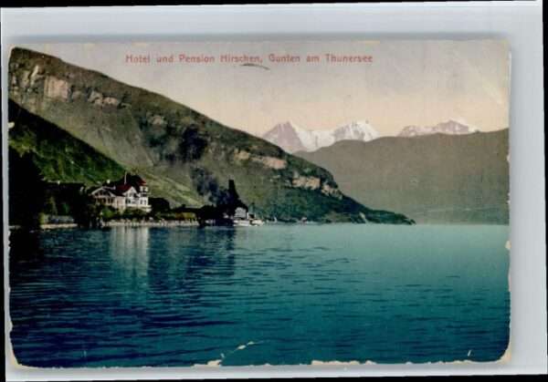 Gunten Hotel Pension Hirschen