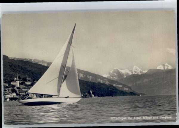 Hilterfingen Thunersee Eiger Mönch Jungfrau