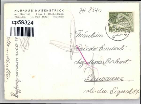 Hinwil Kurhaus Hasenstrick – Bild 2