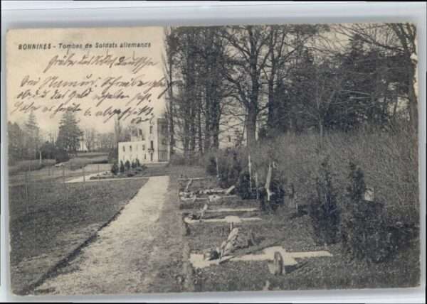 Bonnines Tombes Soldats Allemands