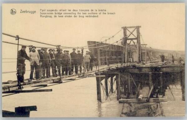 Zeebrugge Pont Suspendu Hangbrug