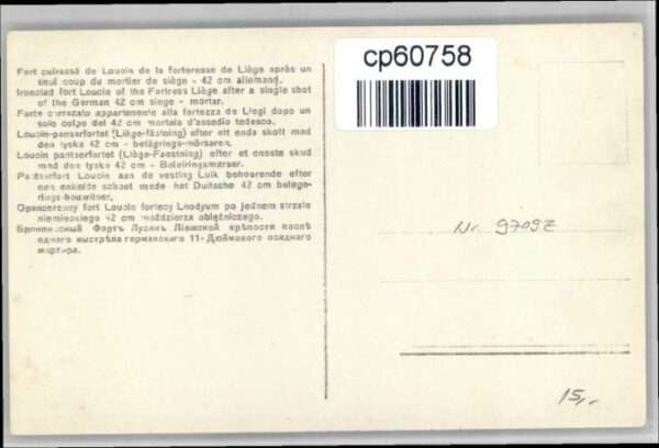 Luettich Lüttich Panzerfort Loucin – Bild 2