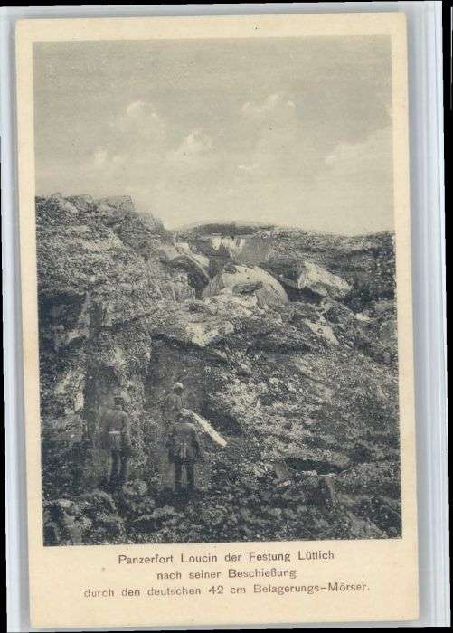 Luettich Lüttich Panzerfort Loucin