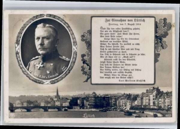 Luettich Lüttich Gedicht Curt Wolfram Kießlich G