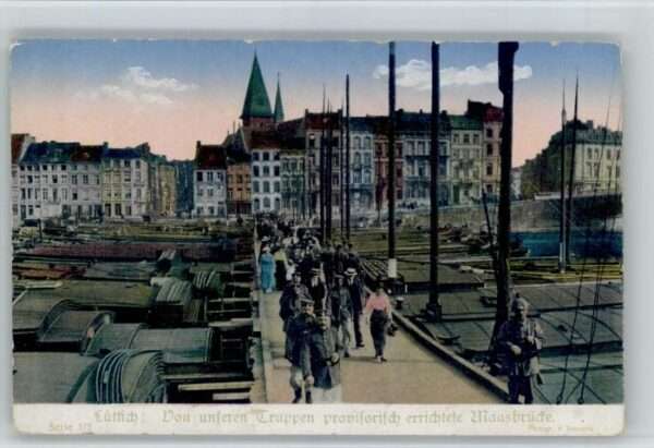 Luettich Lüttich Maasbrücke Soldaten *