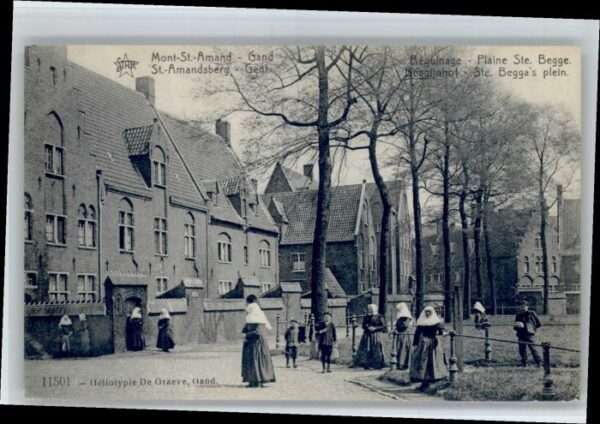 Mont-Saint-Amand Gand Gent St. Amandsberg Beguinage Plai