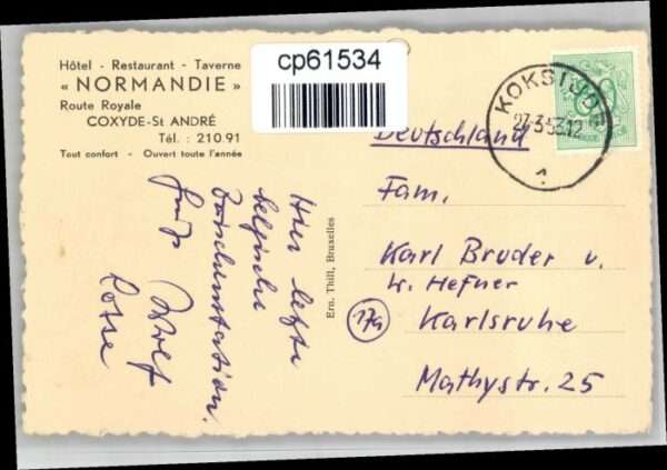 Coxyde St. Andre Hotel Normandie – Bild 2
