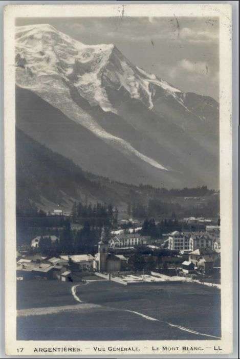 Argentieres Mont Blanc