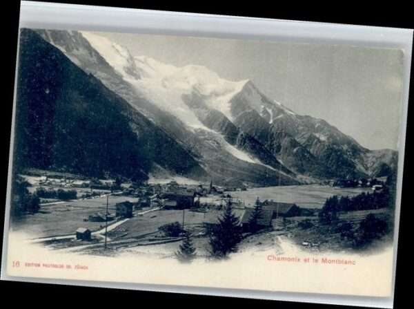 Chamonix Chamonix-Mont-Blanc Montblanc