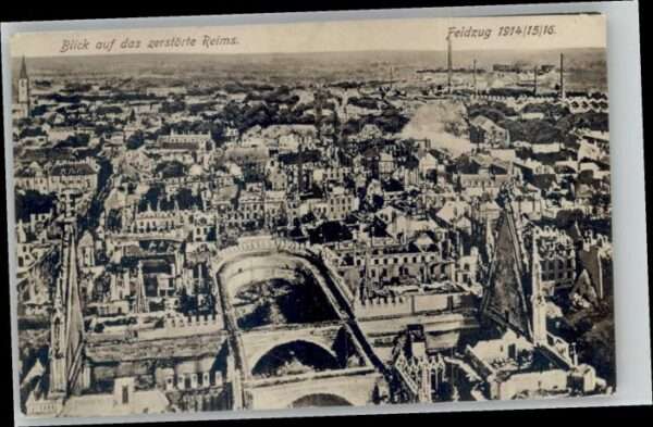 Reims Champagne Ardenne Reims Zerstörung