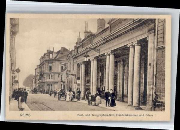 Reims Champagne Ardenne Reims Postamt Telegraphenamt Handelskam