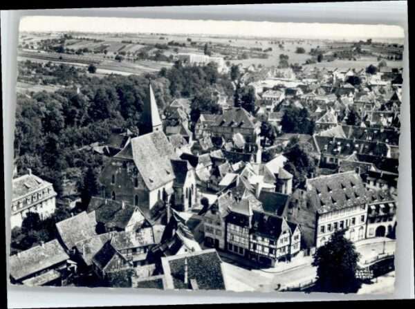 Wissembourg Fliegeraufnahme Eglise St. Jean