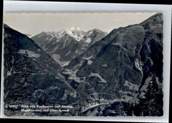 Amsteg Manderanertal Oberalpstock