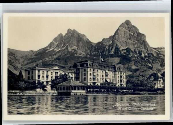 Brunnen SZ Waldstätterhof Hotel Quatre Cantons