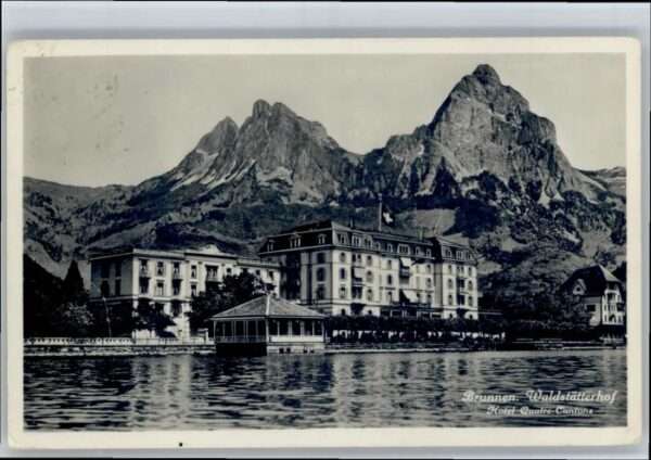 Brunnen SZ Waldstätterhof Hotel Quatre Cantons