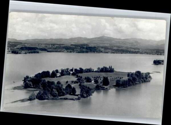 Insel Ufenau Ufnau Zuerichsee SZ Insel Ufenau Fliegeraufnahme